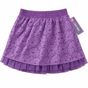 Cherokee Purple Lace Tiered Skirt - Women's